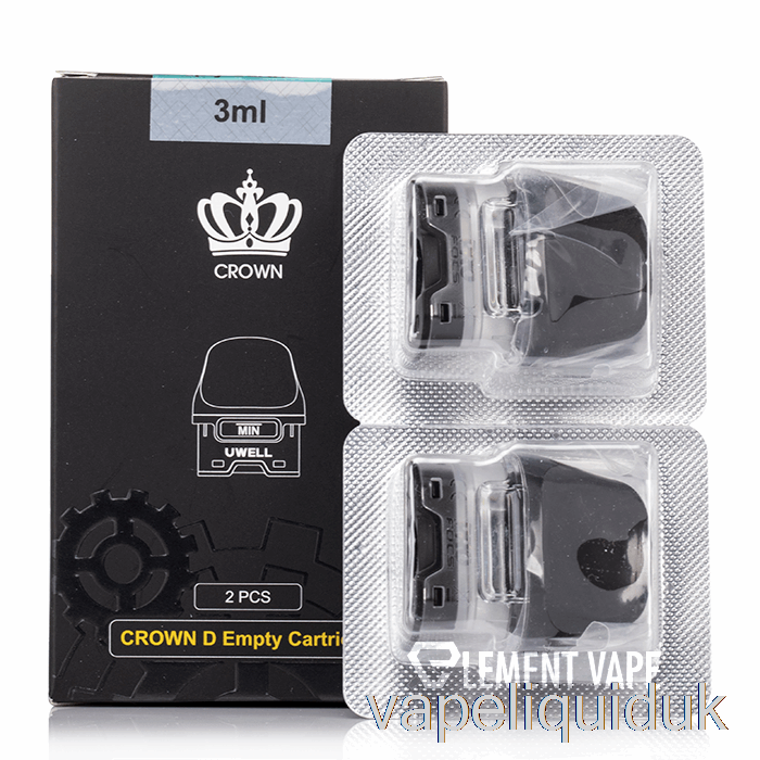 Uwell Crown D Replacement Pods 0.8ohm Crown D Pods Vape Juice
